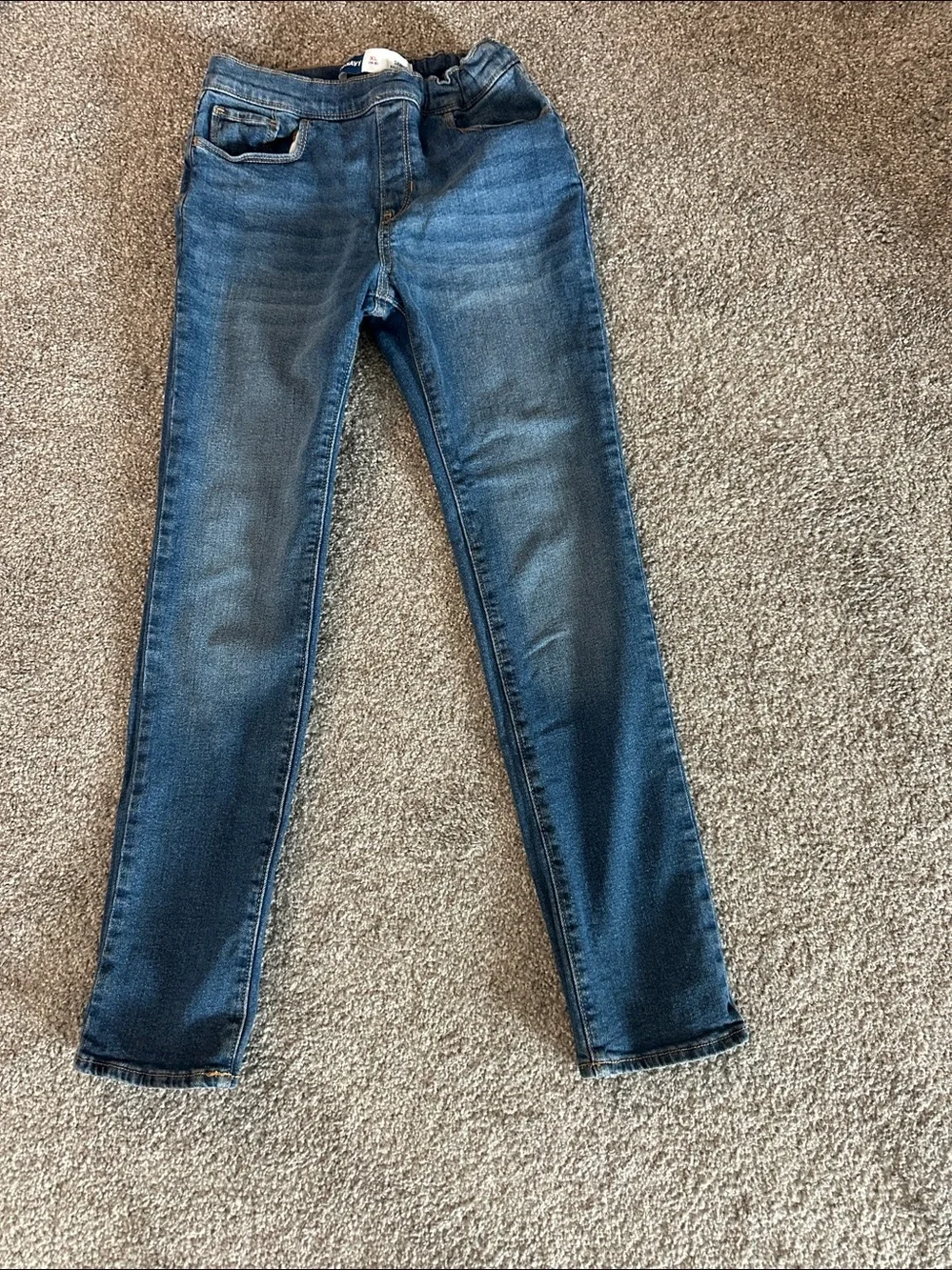 Old Navy Blue Distressed Skinny Jeans - Girl’s